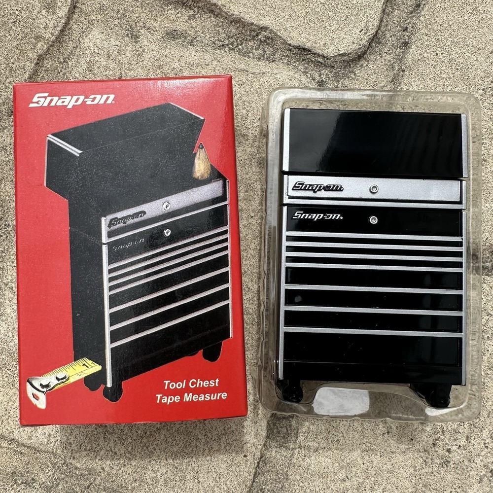 Snap-on Tool Chest Black 10 Ft. Tape Measure w/ Pencil - Vintage 2005 NEW IN BOX